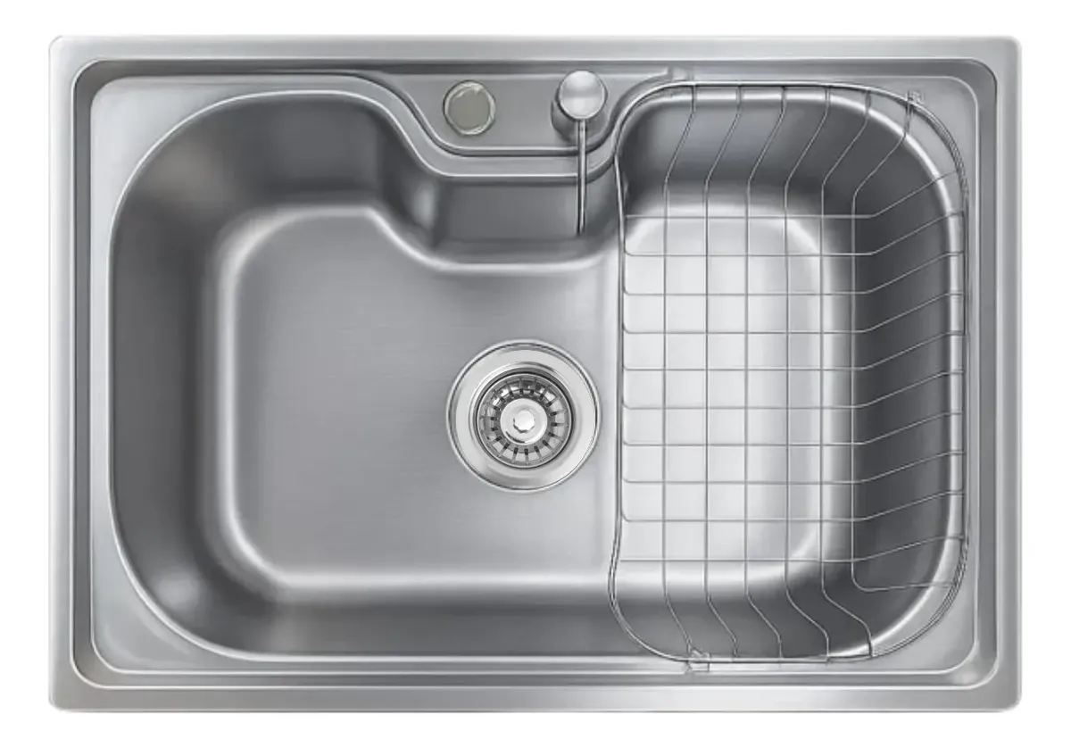 Cuba Gourmet 60x42 Inox Acetinado Com Acessórios Cinza