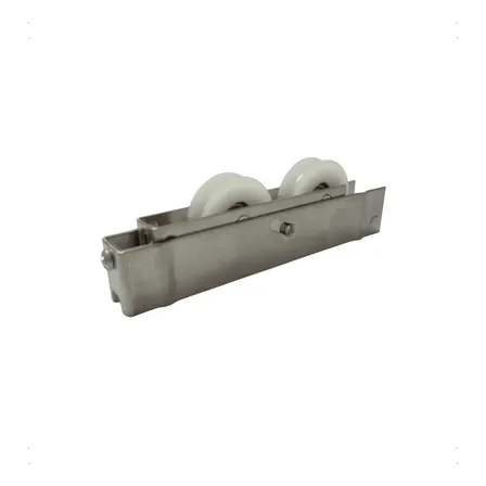 Roldana Gold Dupla 200kg Perfil U Inox Tilho Meia Cana