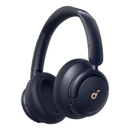 Fone De Ouvido Bluetooth Soundcore Anker Q30 Sem Fio Headphone Cancelamento De Ruído Anc Híbrido Headset Para Viagem Trabalho Estudo Gamer Hi-Res 60h Bateria App Carga Rápida Dobrável Conforto, Azul