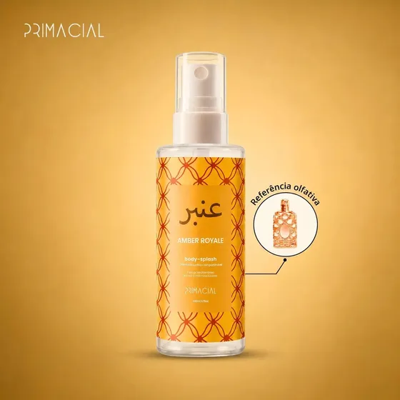 Body Splash Arabe Amber Royale 100ml - Primacial Perfume Oriental