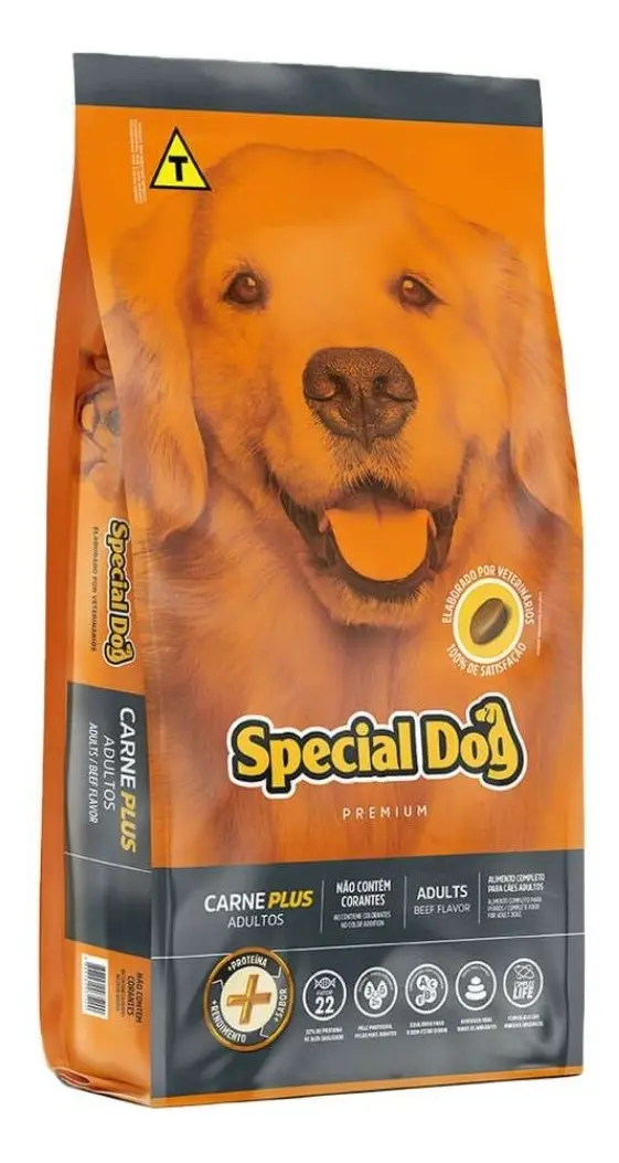 Ração Special Dog Premium Plus Para Cães Adultos Carne 15kg