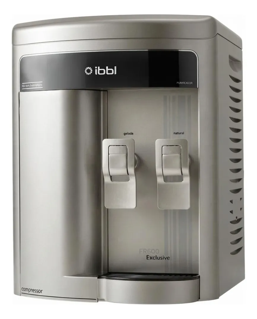 Bebedouro Ibbl Fr600 Exclusive Prata 220v Cinza 220v