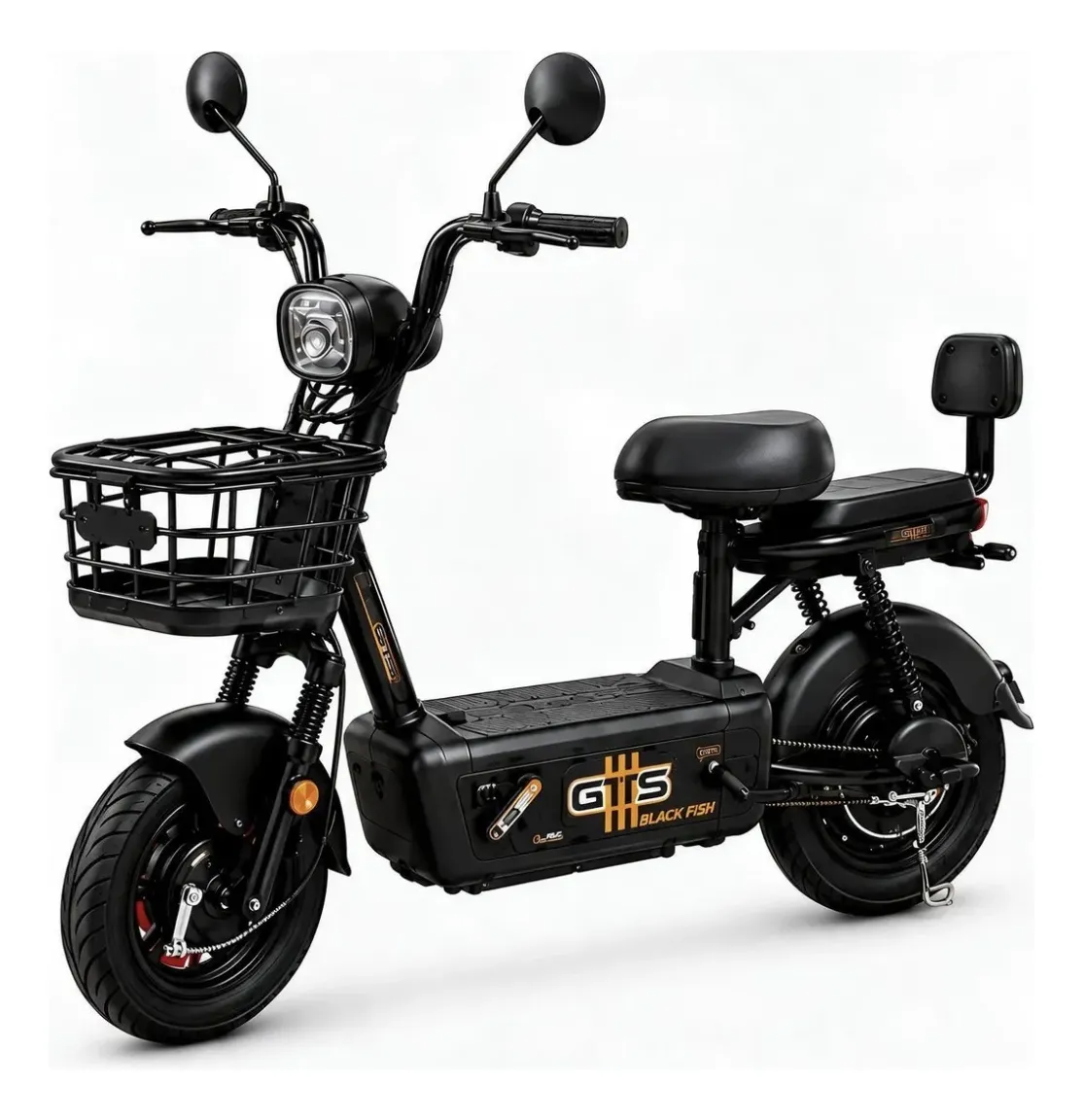Bicicleta Elétrica Gts Super Power 500w Urbana Sem Cnh Preto 14