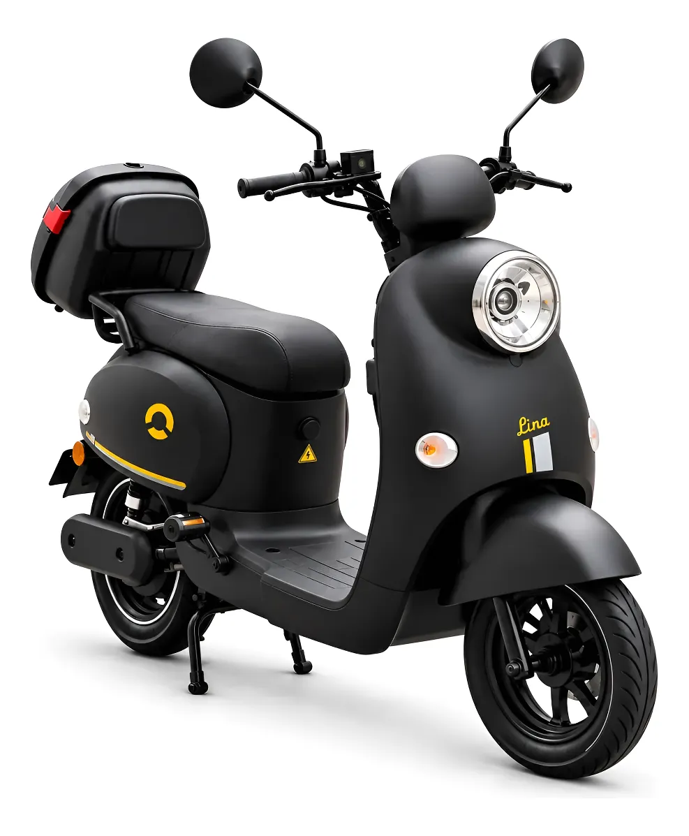 Scooter Elétrica Lina Autopropelida 600w 48v 24ah 32km/h Preto 14