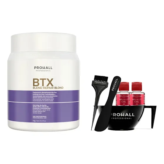 Btx Blend Blond 1kg Orgânica Redução De Volume E Matizador