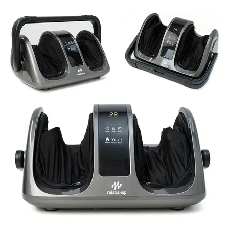 Massageador Pernas E Pés Foot Massager Relaxante Cor Cinza-escuro