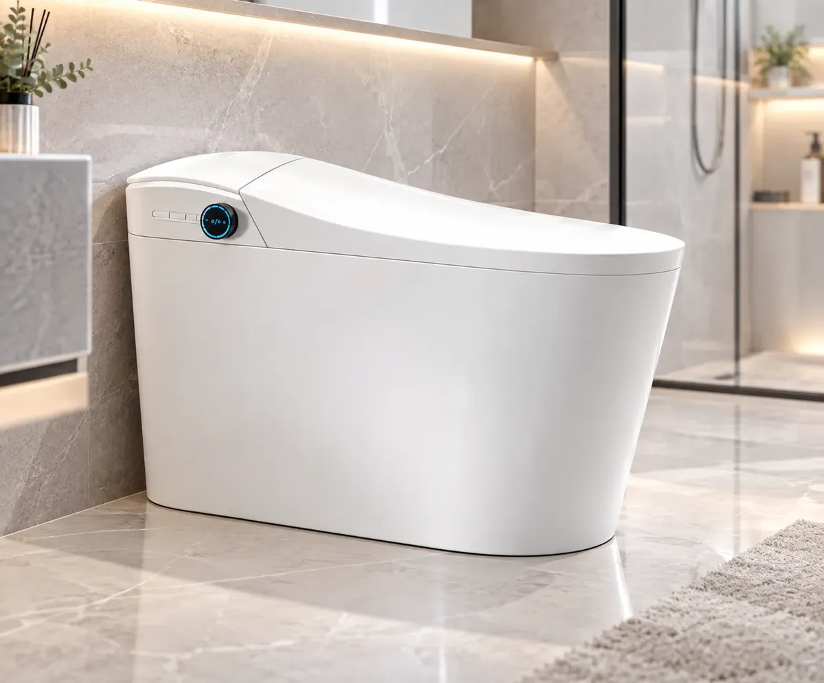 Vaso Sanitário Inteligente Branco Lemon Decor Smart Toilet Branco