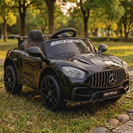 Carrinho Elétrico Infantil Com Controle Remoto Mini Mercedes Preto