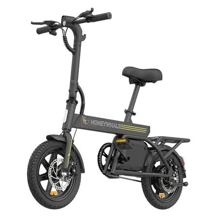 Bicicleta Elétrica Dobrável HONEYWHALE B20-2 de 350W e Aro 14, para Adultos