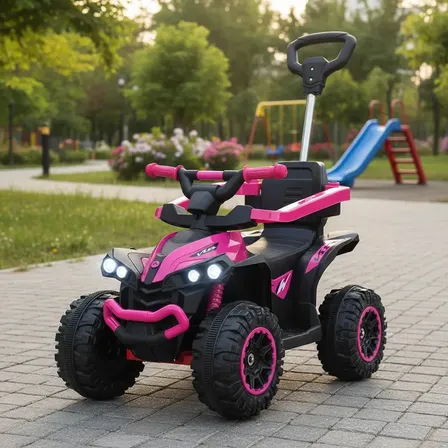 Quadriciclo Eletrico Infantil Pimpi Flash Wheels Maral - Rosa