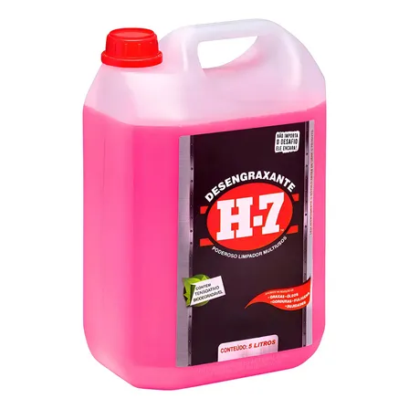 Desengraxante H-7 - 5 Litros - Limpeza Pesada - H7 Original