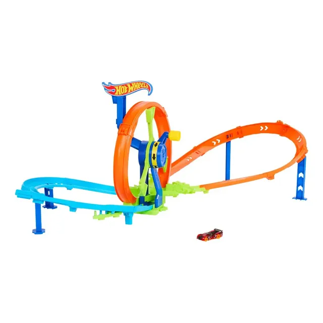 Hot Wheels Pista De Brinquedo Desafio Turbina De Ação Multicolor