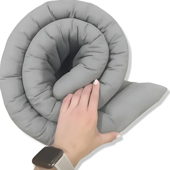 Colchonete Dobravel Espuma Solteiro Camping 1,80x0,65x0,5cm Cor Cinza