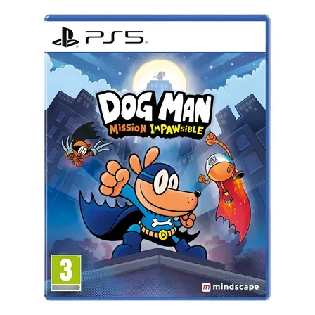 Dog Man: Mission Impawsible Mídia Física PS5 Aventura e Plataforma