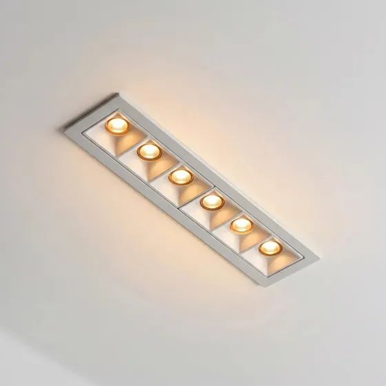 Spot de Embutir LED Light Delivery Picco 10W 6 Focos 3000K Branco
