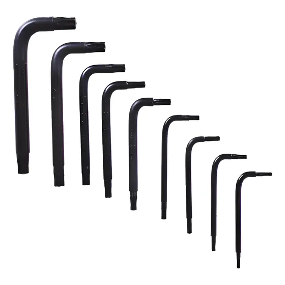 Jogo De Chave Torx L T7 A T40 9 Peças - Sata Preto
