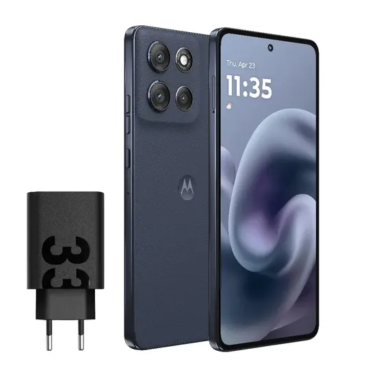 Motorola Moto G86 5g Dual Sim 256 Gb 8 Gb de RAM, azul. 5200 mAh, Gorilla Glass 7i, certificação militar, submersível Ip69.