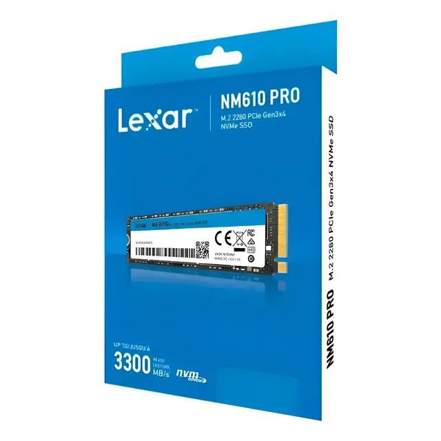Ssd Lexar Nm610 Pro De 1 Tb M.2 2280 Nvme Para Pc Azul