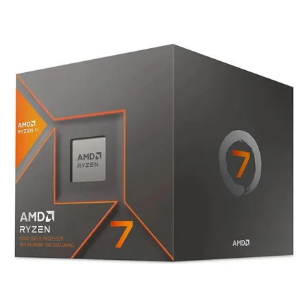 Processador gamer AMD Ryzen 7 8700g 100-100001236SBX com 8 núcleos e frequência de 5,1 GHz