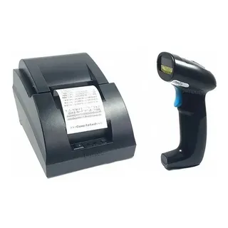 Impressora Nao 58mm +leitor De Código Barra Preto 127/220v