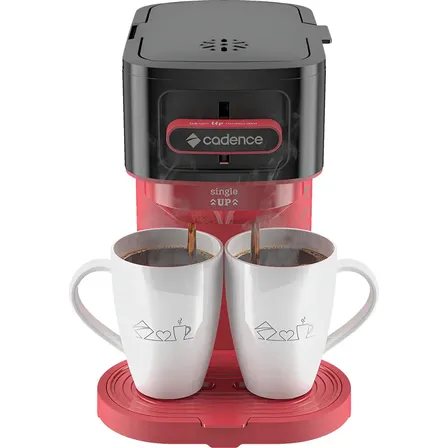 Cafeteira Single Up 0,30l 600w Vermelho/preto Cadence Cor Vermelho 220v