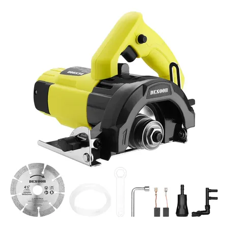 Serra Mármore Profissional Desoon 1400w 4.3/8 Pol 14000rpm Corte Ajustável 45° 127v