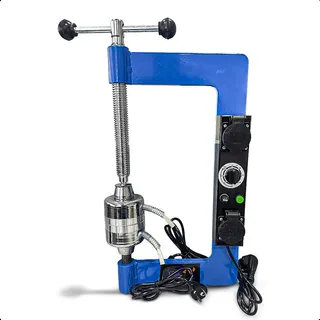 Máquina Remendo Câmara De Ar E Pneus Profissional Vulcanizar Feron Vulcanizador Elétrico De Pneu Duplo Com 8 Moldes