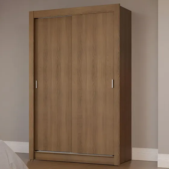Guarda-roupa Solteiro 2 Portas De Correr Milano Madesa Branco