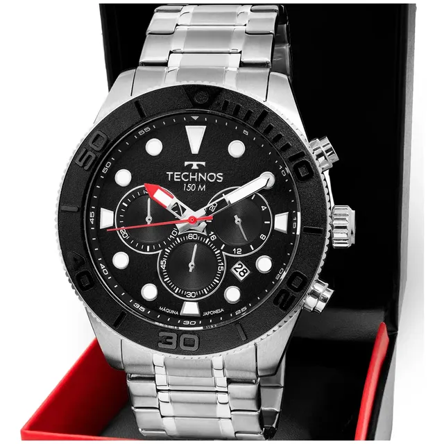 Relógio Technos Masculino Acqua Troca Pulseira Js25bcj/t1p
