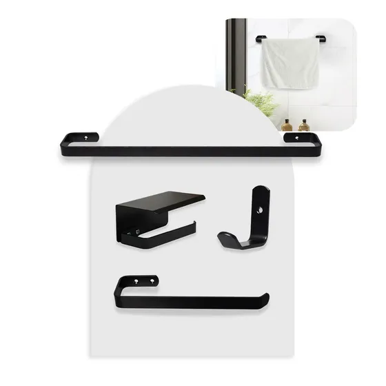 Kit Acessórios Para Banheiro 4 Peças Plus