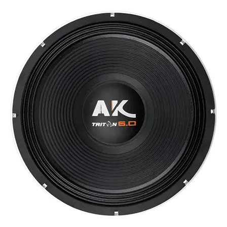 Alto Falante Woofer Triton Ak 6.0 3000w 4 Ohms 18 Polegadas Branco