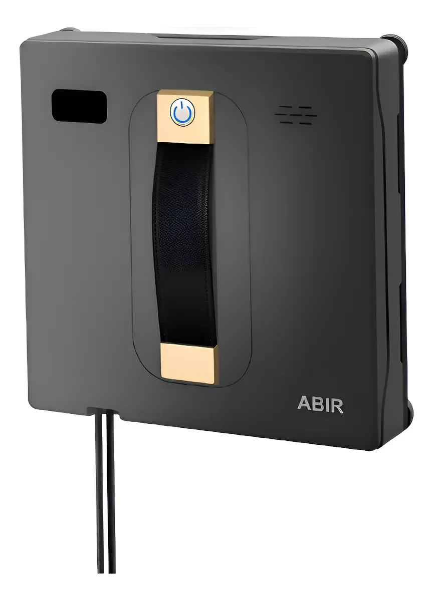 Robô Limpa Vidros Lavador Janelas Auto Abir Wd8 Controle App Cinza-escuro 127/220v
