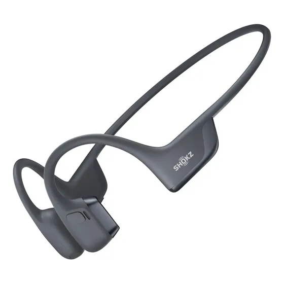 Fones de ouvido Bluetooth Shokz Sports Openrun Pro2 S820, cor preta
