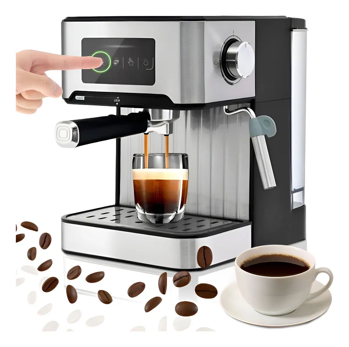 Cafeteira Máquina Café Expresso Sunchan 20 Bar Toutch
