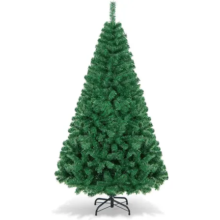 Árvore de Natal Grande 210 cm Verde com 1500 Galhos