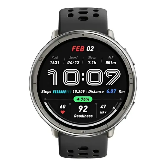 Relógio Amazfit Active 2 Smartwatch Cinza Preto
