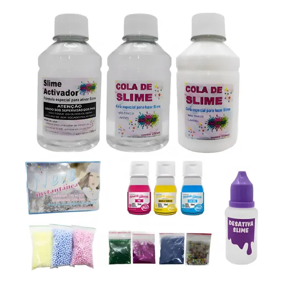 Kit De Fazer Slime Premium Ine Slime Mini