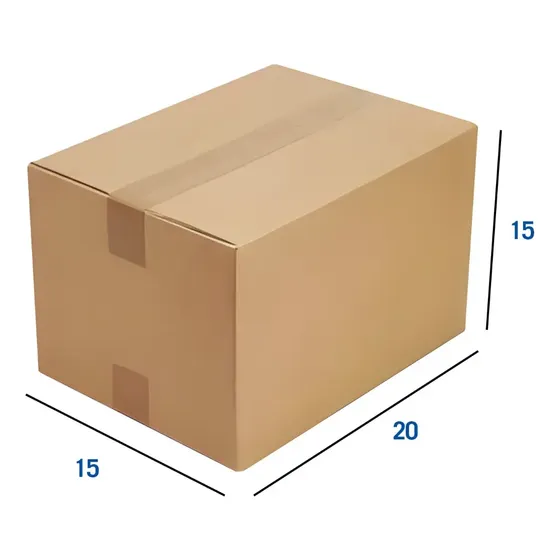 Caixas De Papelão Pequenas Correios 20x15x15 25 Unidades