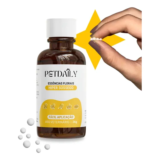Florais de Bach PetDaily para Cães/Gatos Hiperativos 26g