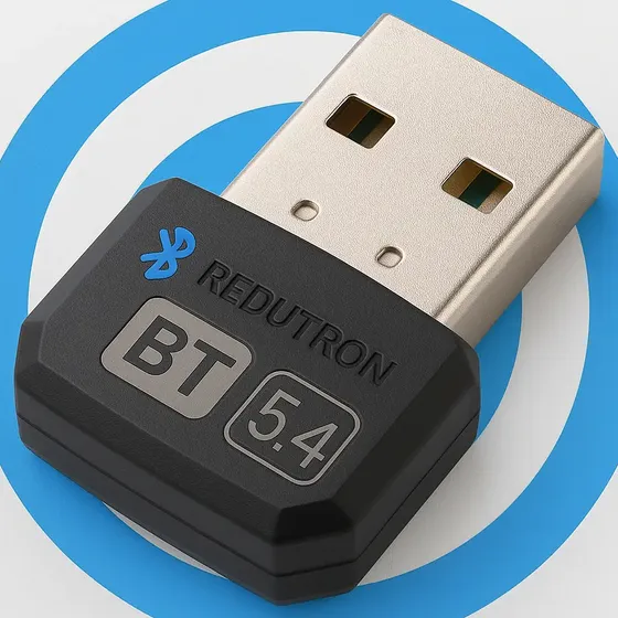 Adaptador Rec Bluetooth 5.4 P/ Computador Até 7 Dispositivos