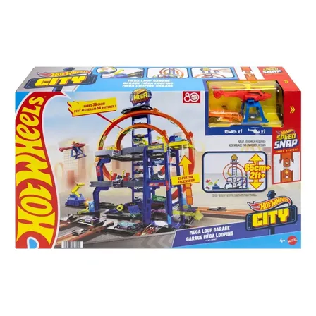 Hot Wheels Pista City Mega Garagem - Mattel Jbm74 Multicolor