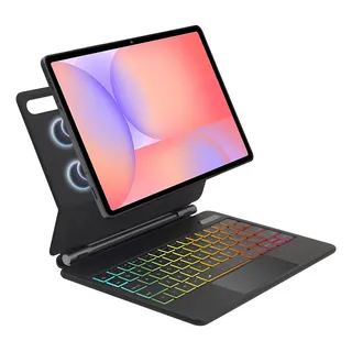 Teclado Bettdow Bluetooth Samsung Galaxy Tab S9 S8 S7 11 C/ Capa Preta Preto