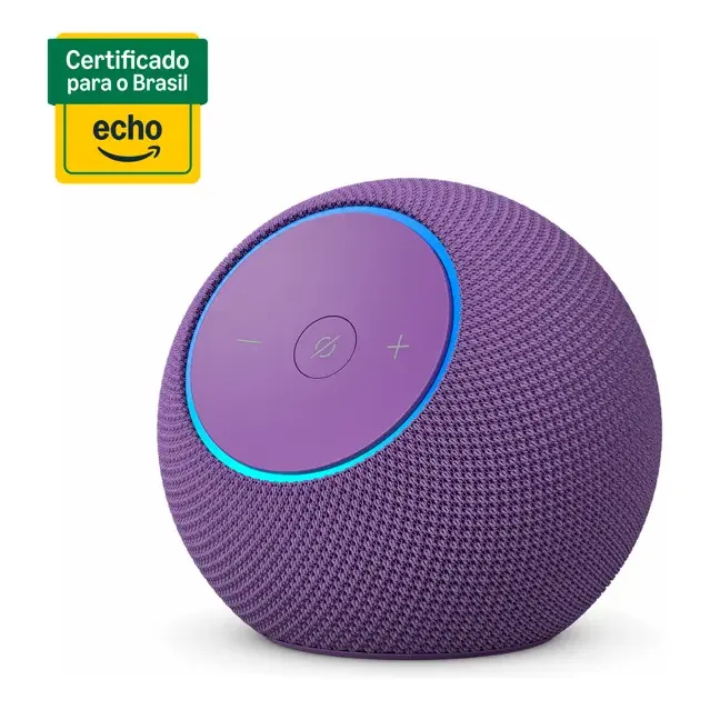 Echo Dot Max Roxa - Roxa Rosê Gold