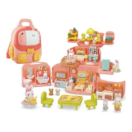 Casa De Bonecas Mochilinha - Casinha Feliz Zoop Toys Zp01379