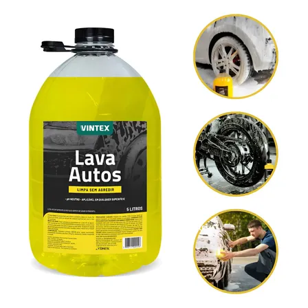 Shampoo Para Veículo Vintex Lava Autos Shampoo Automotivo Vintex Da Vonixx 5l Lava Autos Vintex Neutro