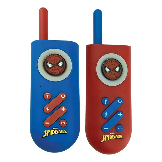 Walkie Talkie Infantil com Lanterna 58070 Homem-Aranha Candide