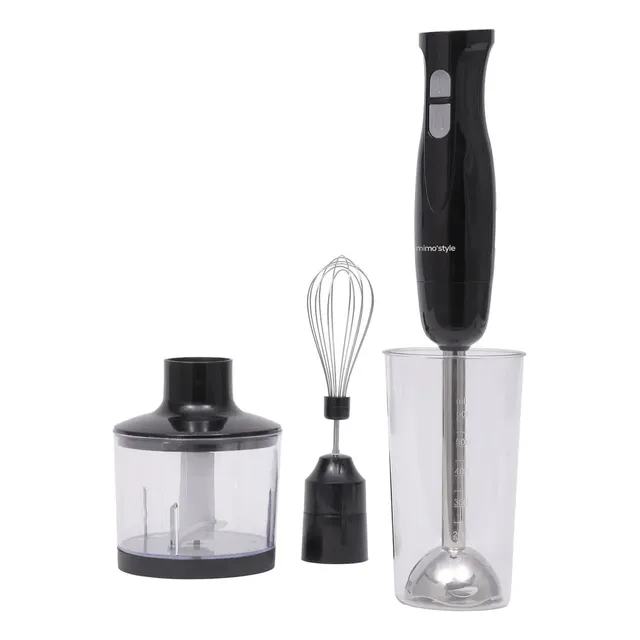 Mixer E Processador 3 Em 1 500w 4 Peças Smart Plus Preto 220v