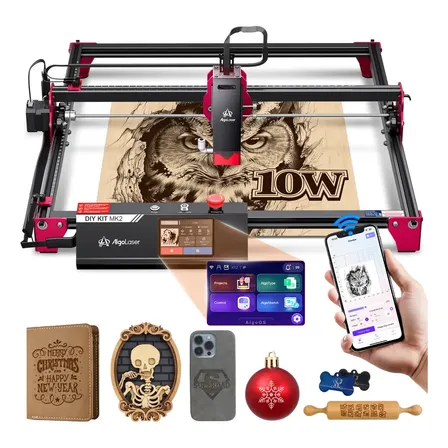 Algolaser Máquina de Corte e Gravação a Laser 10W DIY KIT MK2
