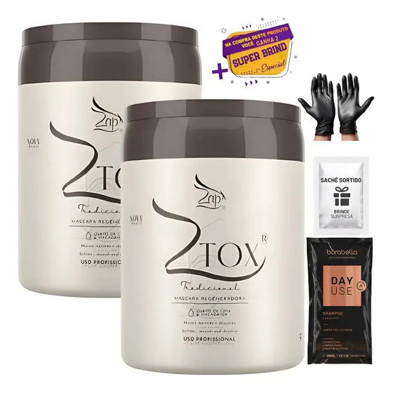 Zap 2 Btx Ztox Oleo Macadamia Máscara & Chia