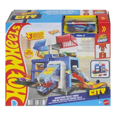 Pista Hot Wheels Torre De Polícia Mattel - Jhl74 Colorido